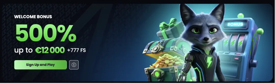 MegaBet welkomstbonus 500% tot €12.000 plus 777 free spins