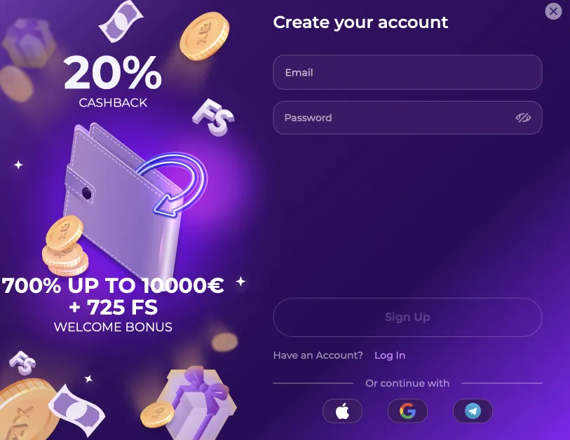 0xBet KYC verification screen