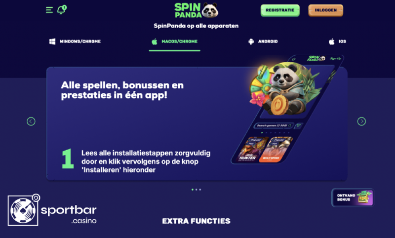 SpinPanda mobile experience SpinPanda mobile casino on a smartphone