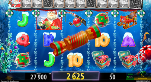 Big Bass Bonanza slot gameplay screenshot