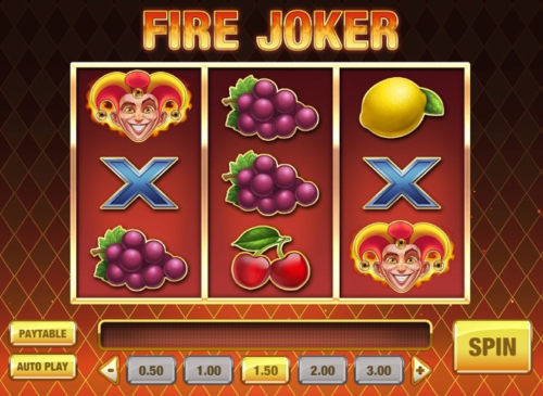 Fire Joker slot gameplay screenshot