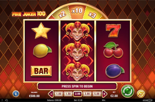 Fire Joker respin feature screenshot with expanding wild
