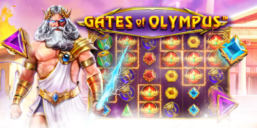 Gates of Olympus slot gameplay screenshot